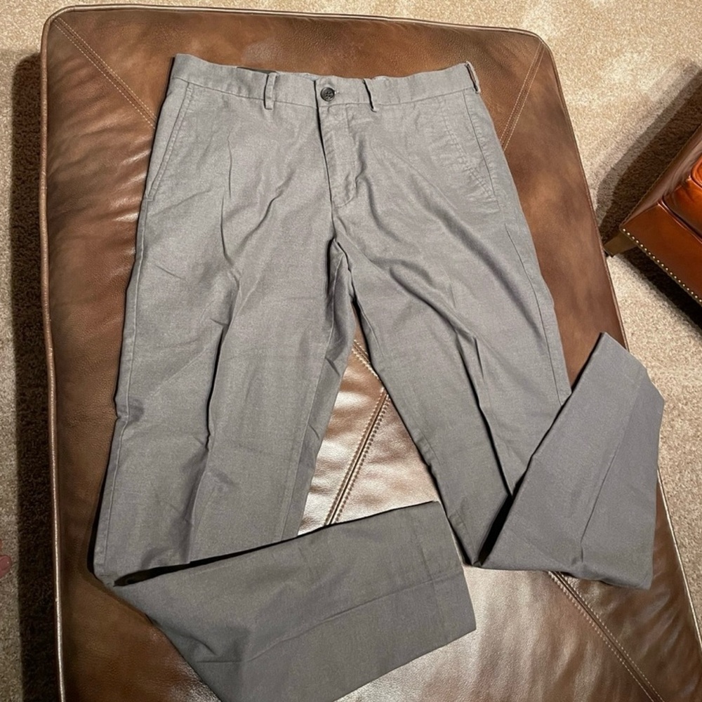 Men's Nordstrom Ballard Slim Gray Pants 33 waist